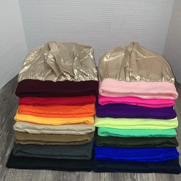 Satin Lined Beanies - Picture 5 of 5